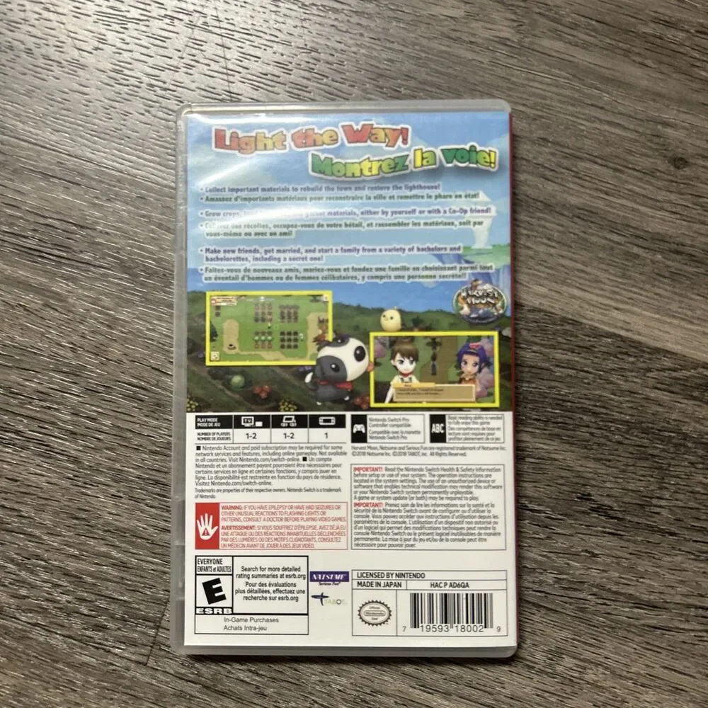 Harvest Moon: Light of Hope Special Edition Nintendo Switch Tested Mint